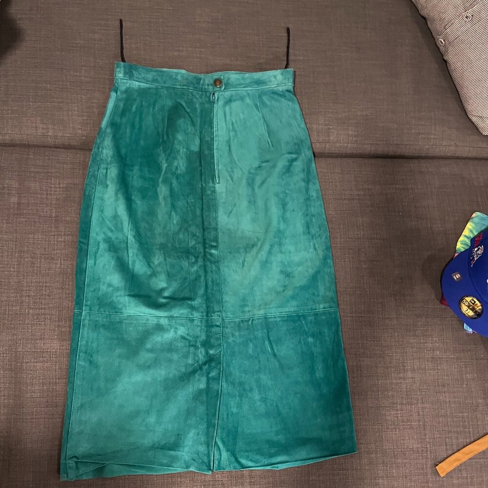 Bagatelle Green Pencil Midi Skirt Casual Resort Wear